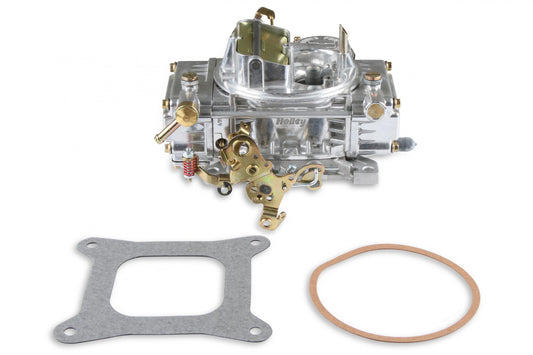 Classic Carburetor 750 CFM 4160 Fuel Inlet Single Vacuum Secondaries Choke Type Electric Shiny Gasoline Holley-1