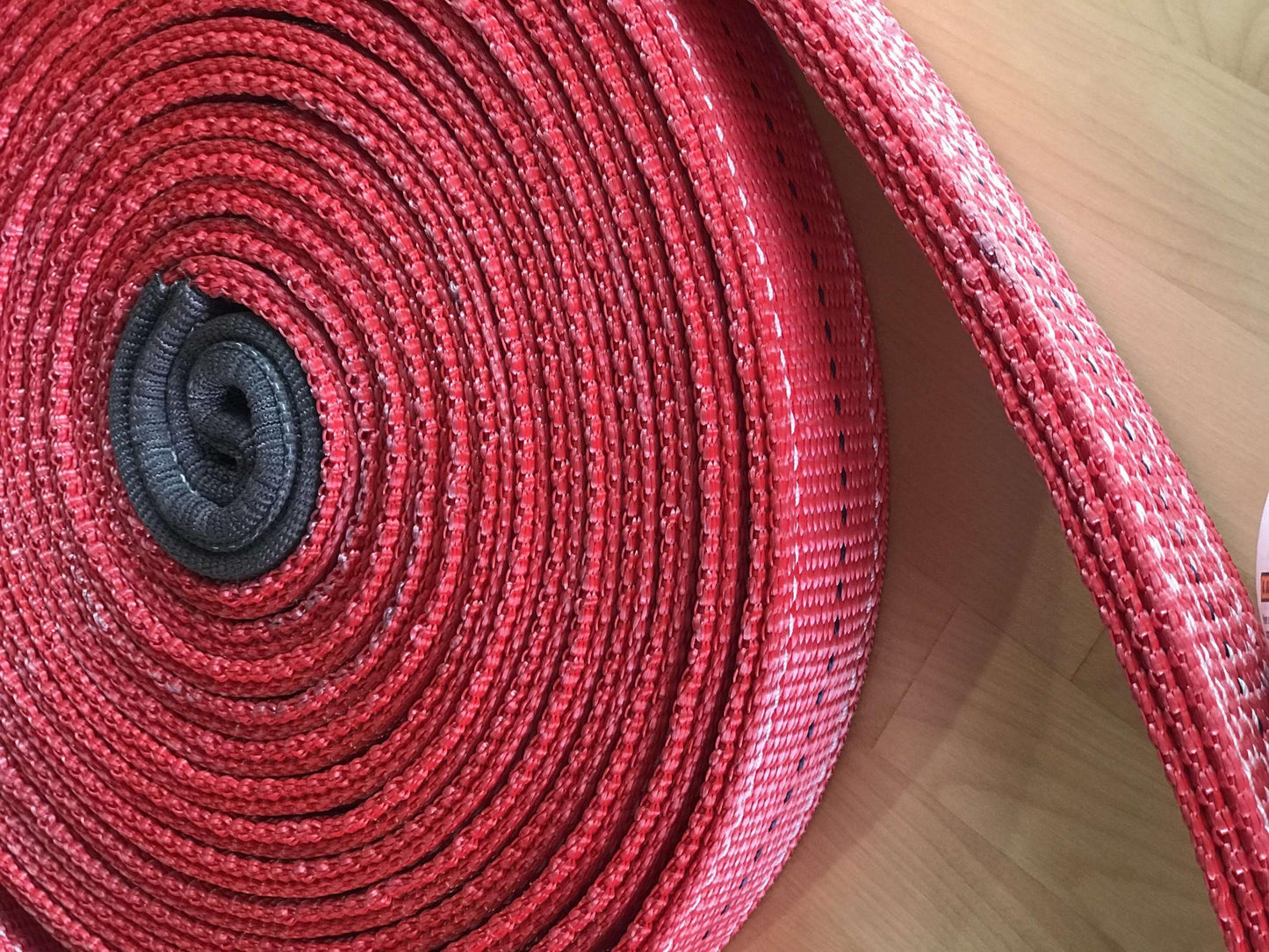 30 Foot Tow Strap Standard Duty 30 Foot x 2 Inch Red Factor 55-7