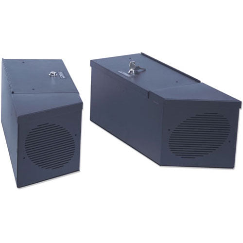 Speaker/Storage Lockbox - 92-95 Wrangler YJ / 93 Defender 110 / 94-95, 97 Defender 90 / 64-84 Land Cruiser 6-9 inch Locking Black Set of 2 Products Tuffy Security-2