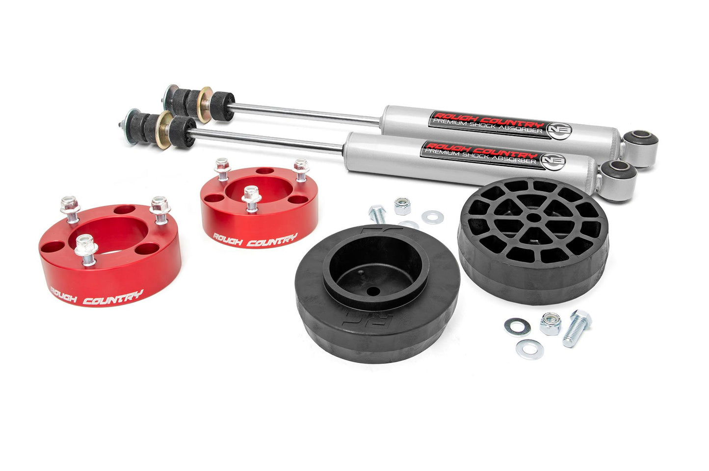 3 Inch Lift Kit | Red Spacers | Toyota 4Runner (03-09)/FJ Cruiser (07-14) Rough Country
