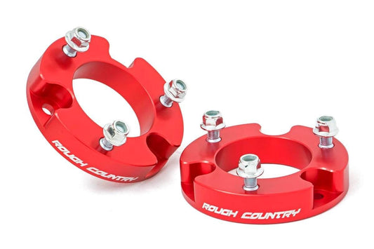 2 Inch Leveling Kit | Aluminum | Red | Toyota Tacoma 2WD/4WD (2005-2023) Rough Country
