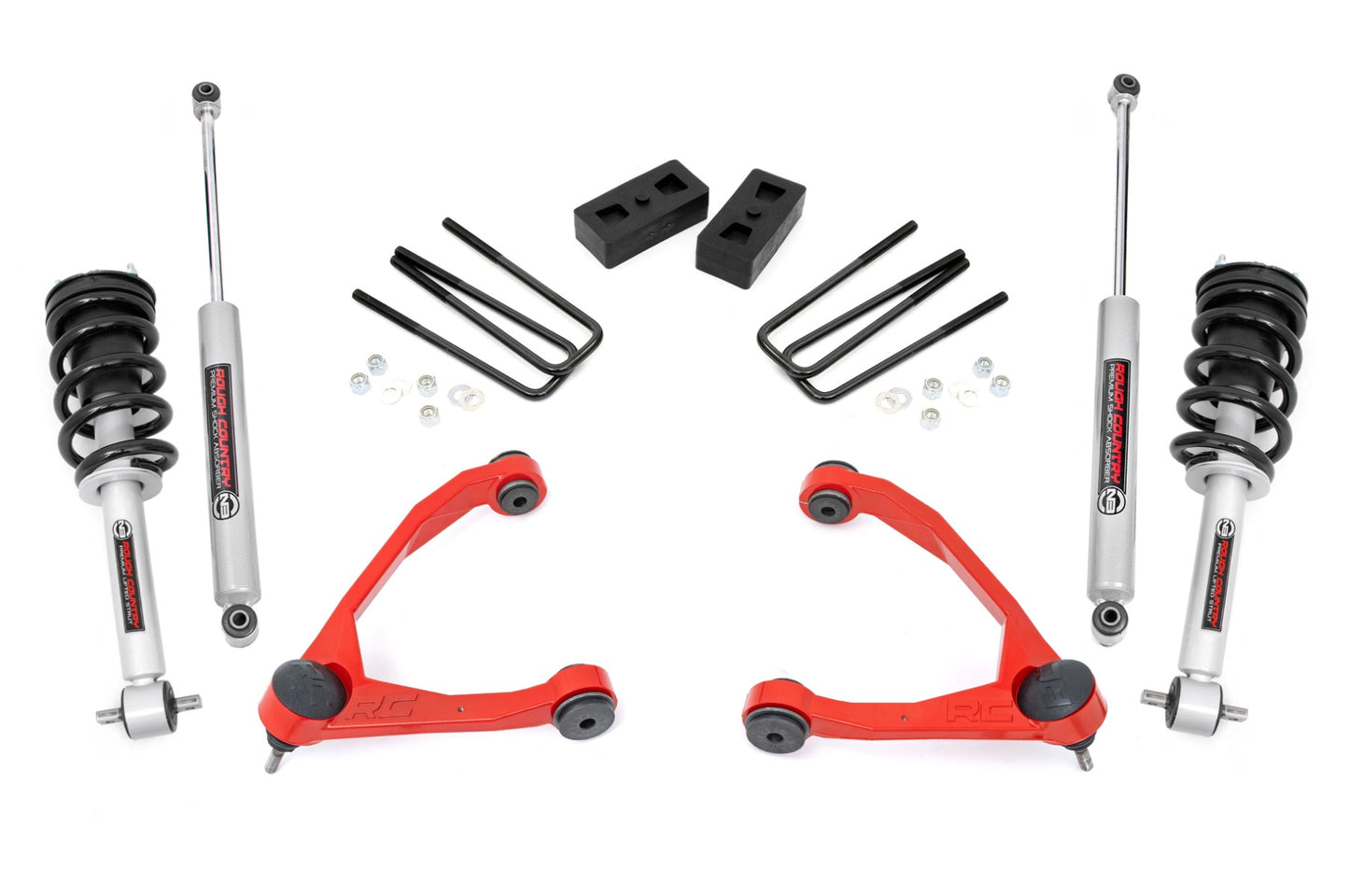 3.5 Inch Lift Kit | Cast Steel | N3 Strut | Chevy/GMC 1500 (07-13) Rough Country