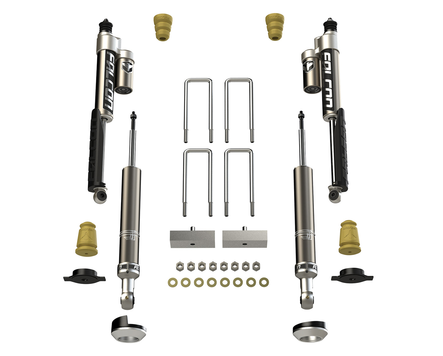 2005+ Toyota Tacoma 2.25 Inch Sport Shock & Spacer Lift System Falcon Shocks