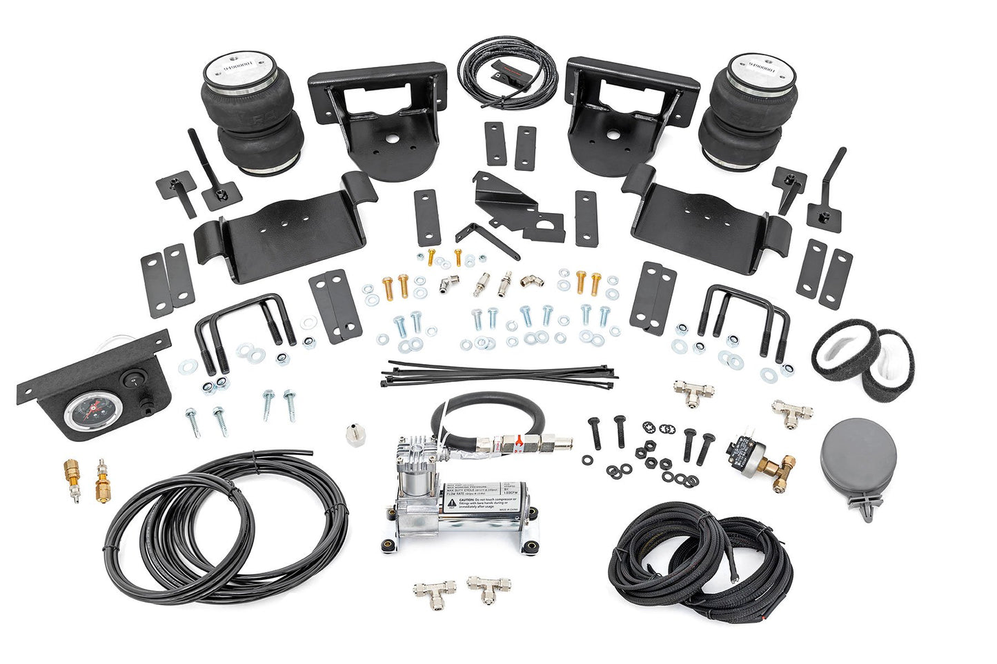 Air Spring Kit w/compressor | 0-6" Lifts | Ford F-150 4WD (2021-2024) Rough Country