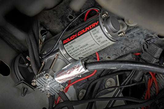 Onboard Air Bag Compressor Kit w/Gauge Rough Country-1