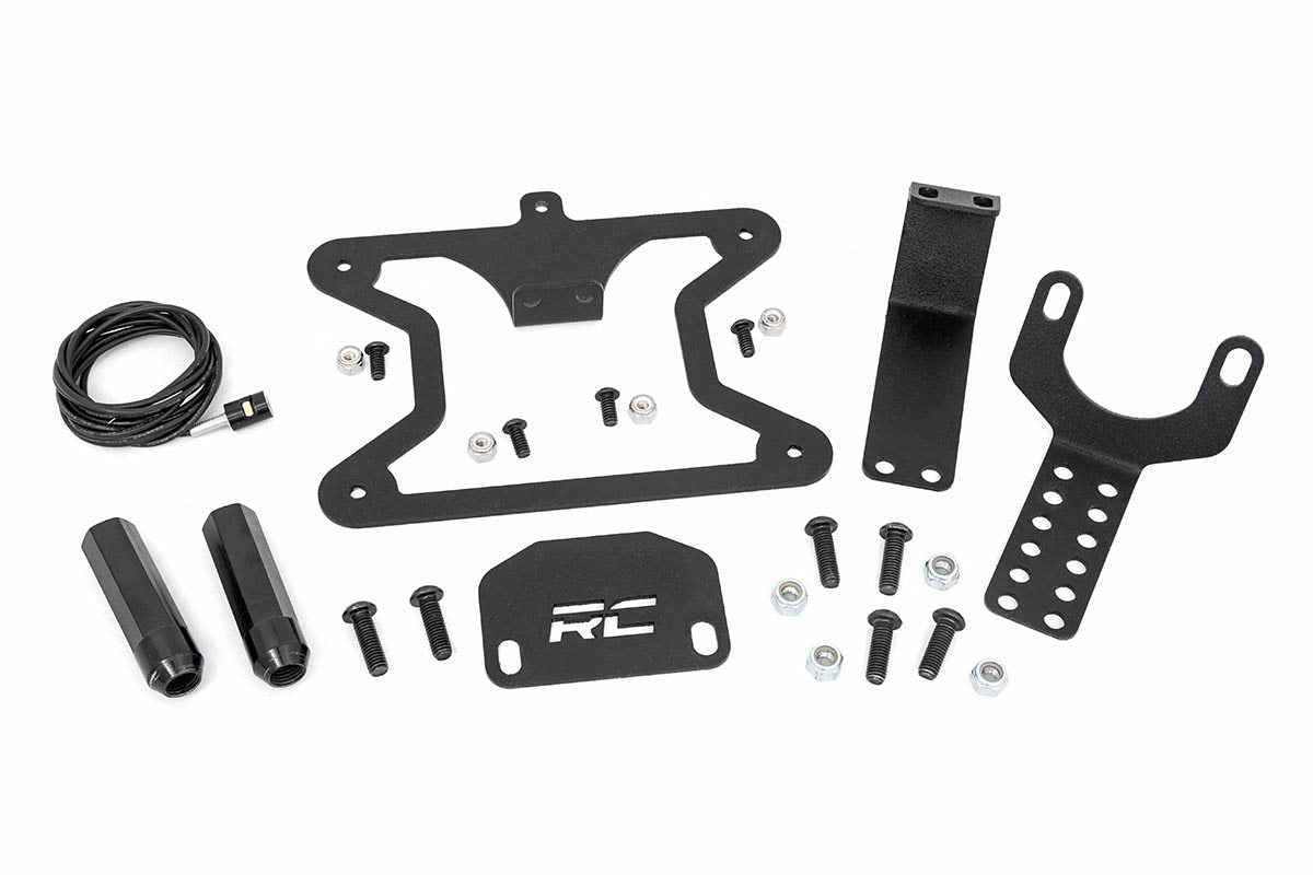 License Plate Relocation Bracket Jeep Wrangler JL (18-26)/Wrangler Unlimited (18-26) Rough Country-5