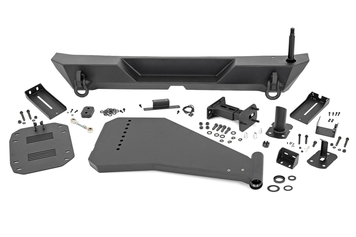Rough Country Jeep JL Rear Trail Bumper with Tire Carrier For 18-Pres Wrangler JL 4WD Rough Country