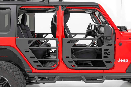 RR Tubular Doors Jeep Gladiator JT/Wrangler JL 4WD (2018-2026) Rough Country-1