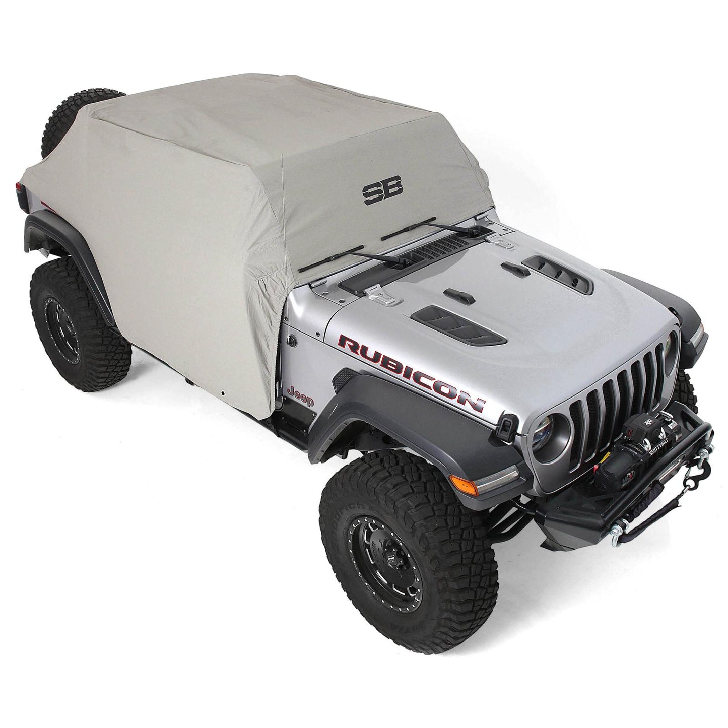 JL Cab Cover Gray W/Door Flaps 2018-2020 Jeep Wrangler JL 4 Door Smittybilt