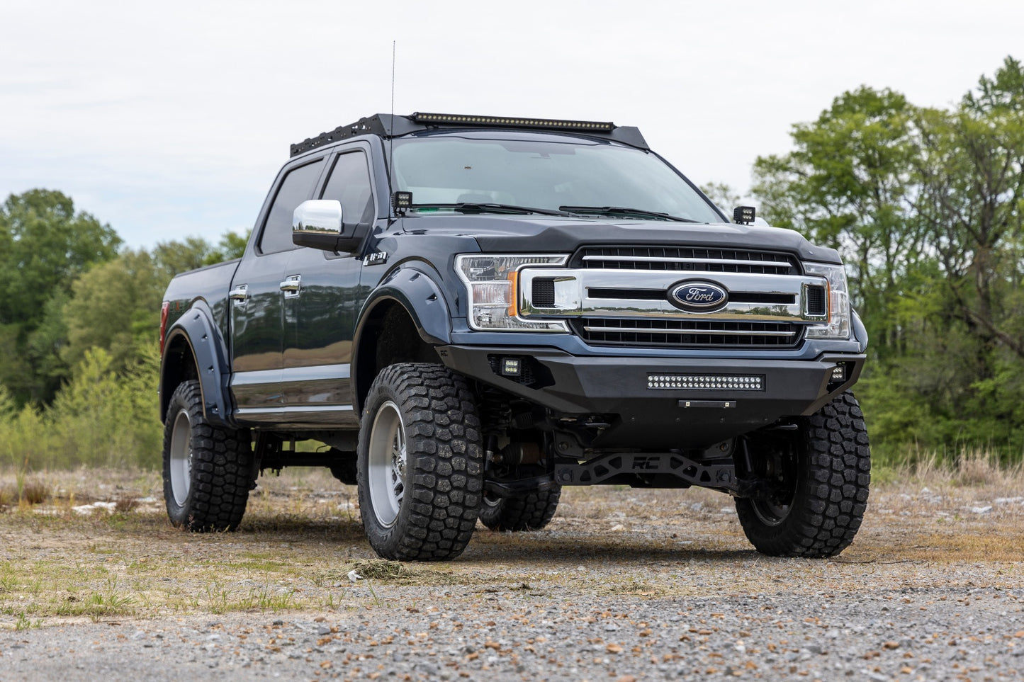 Rough Country Ford Front High Clearance LED Bumper 18-20 Ford F-150 Rough Country