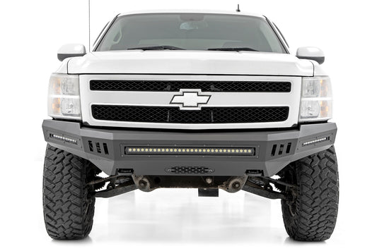 Front High Clearance Bumper Chevy Silverado 1500 2WD/4WD (2007-2013) Rough Country-1