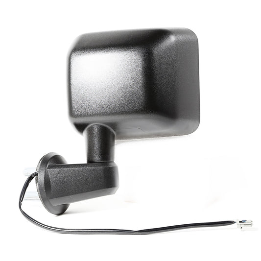Door Mirror Left Power Black Heated Driver Side Of 2014 Wrangler JK OMIX-1