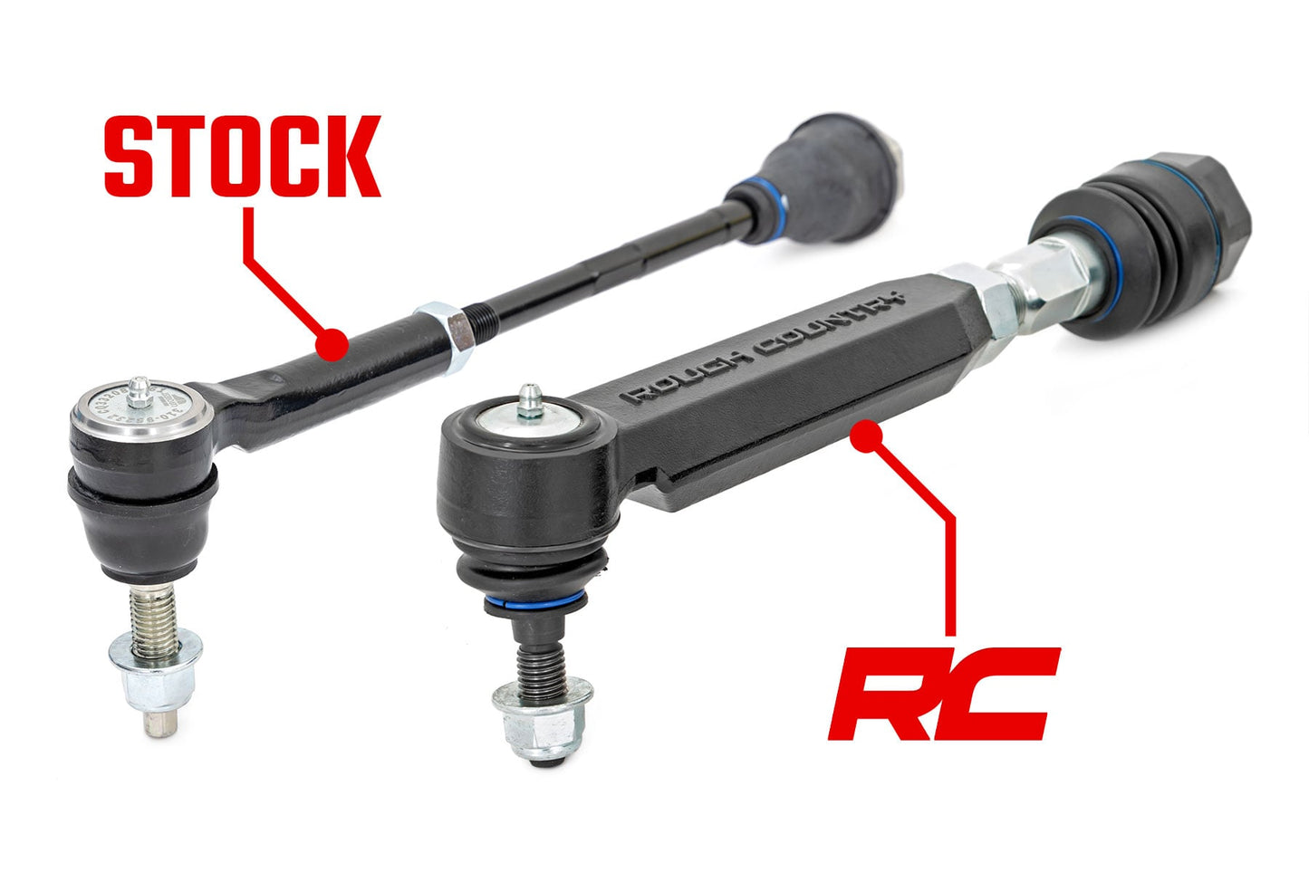 HD Forged Tie Rod End Silverado/Sierra 2500HD/3500HD 4WD (01-10) Rough Country-3