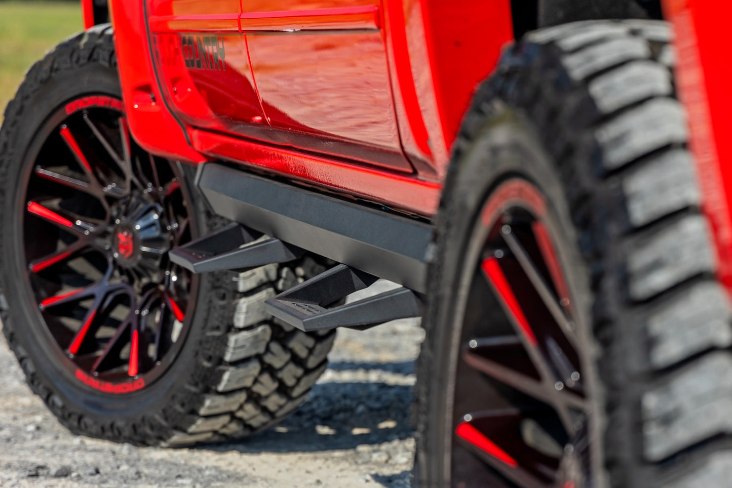 SRL2 Adj Aluminum Step Crew Cab Silverado/Sierra 1500/2500HD/3500HD (07-18 & Classic) Rough Country-5