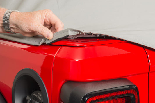 5 Layer Full Door Cab Cover 07-18 Jeep JK Wrangler 4Dr Gray MasterTop-1