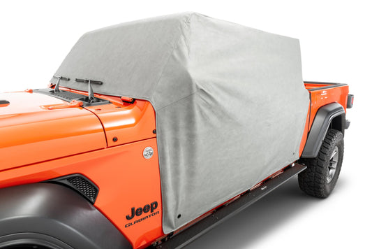5 Layer Full Door Cab Cover 2020-2024 Jeep JT Gladiator 4Dr Gray (All Top/Top hardware Removed) MasterTop-1