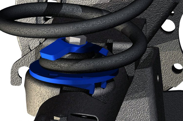 Rough Country Jeep Rear Coil Correction Plates 07-18 Wrangler JK Rough Country