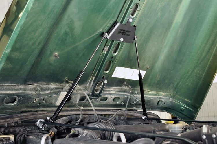 Hood Struts Hydraulic Jeep Wrangler TJ (97-06)/Wrangler Unlimited (04-06) Rough Country-1