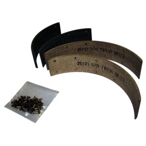 Brake Lining Set for Select 41-68 Vintage Jeep MB CJS, M38, M38-A1 w/ 9 Inch Brakes Crown Automotive-4