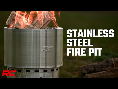 Stainless Steel Fire Pit Accessory Kit Rough Country-1