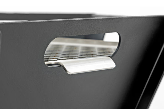 Overland Collapsible Fire Pit Stainless Steel Grill Grate Rough Country-1