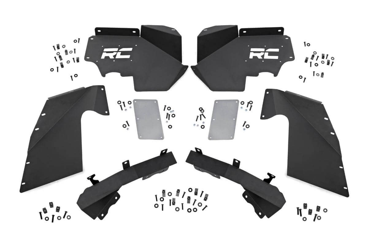 Rough Country Jeep Front Inner Fenders Vertex Shocks 07-18 Wrangler JK Rough Country