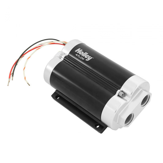 130 GPH Dominator In-Line Billet Fuel Pump (dual Inlet) Street/strip CARB or EFI Applications Supports Up to 1200 EFI or 1460 CARB HP Compatible with Pump Gas and Race Gas Holley-1