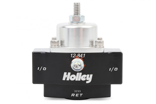 HP Billet Carbureted by Pass Fuel Pressure Regulator Return Size 3/8 Inch NPT Street/strip Carbureted Applications Two Port Adjustable from 4.5 to 9 PSI Holley-1