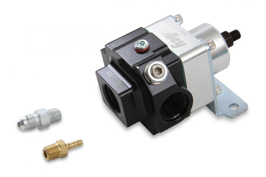 Double Adjustable Fuel Regulator 2 Port Double Adjustable Regulator 10AN Adjustable from 4-9 PSI Holley-1