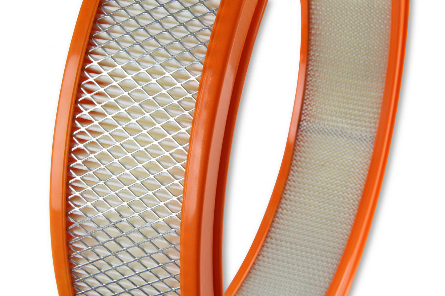 Air Filter 14x3 White Paper Element Orange Ring Replacement Paper Air Filter Element 14 Diameter and 3 Tall with Orange Rubber Ring Holley-4