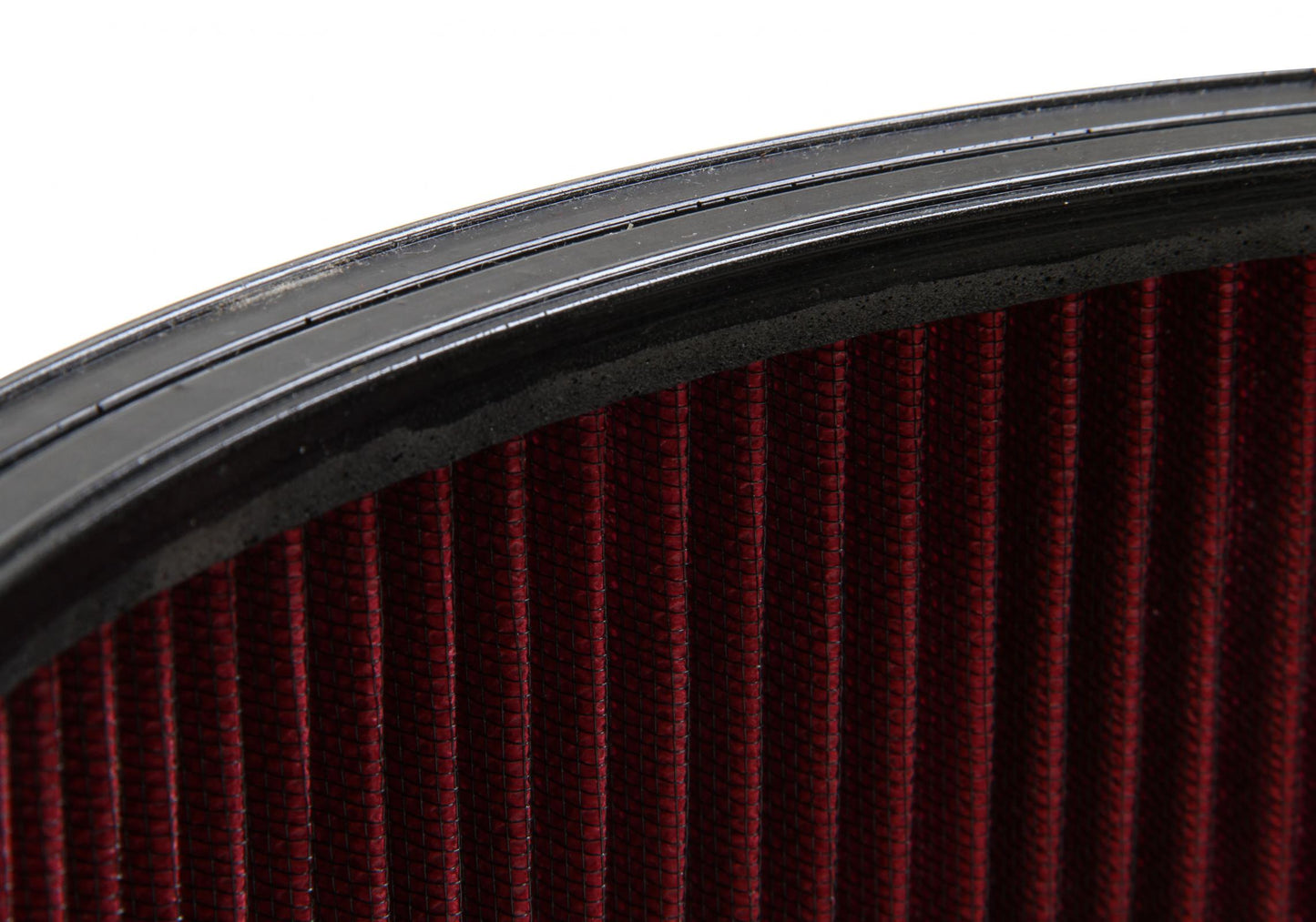 4500 Drop Base Air Cleaner Chrome w/6 Red Washable Gauze Filter 16 X 6 Chrome Drop-Base Air Cleaner for 4500 Series Carburetors with 7-1/4 Diameter Neck Holley-4