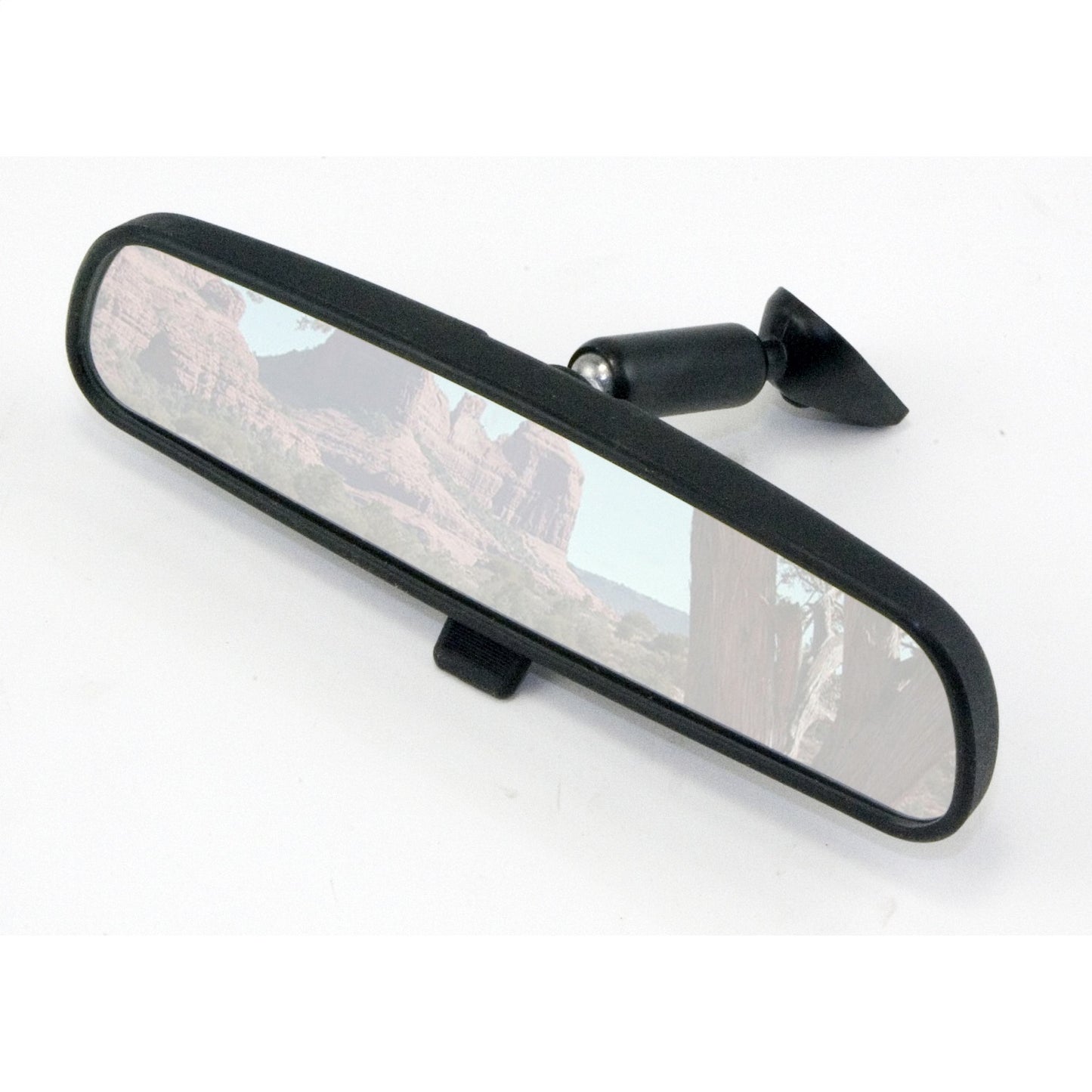 Rear View Mirror Black 1972-1986 Jeep CJ 1987-1995 Wrangler YJ And 1997-2002 Wrangler TJ OMIX