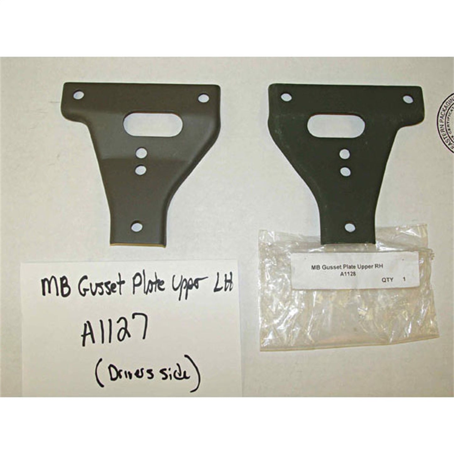 Bumper Gusset Front Left Upper Steel Upper Driver Side Of 41-45 MB/GPW OMIX