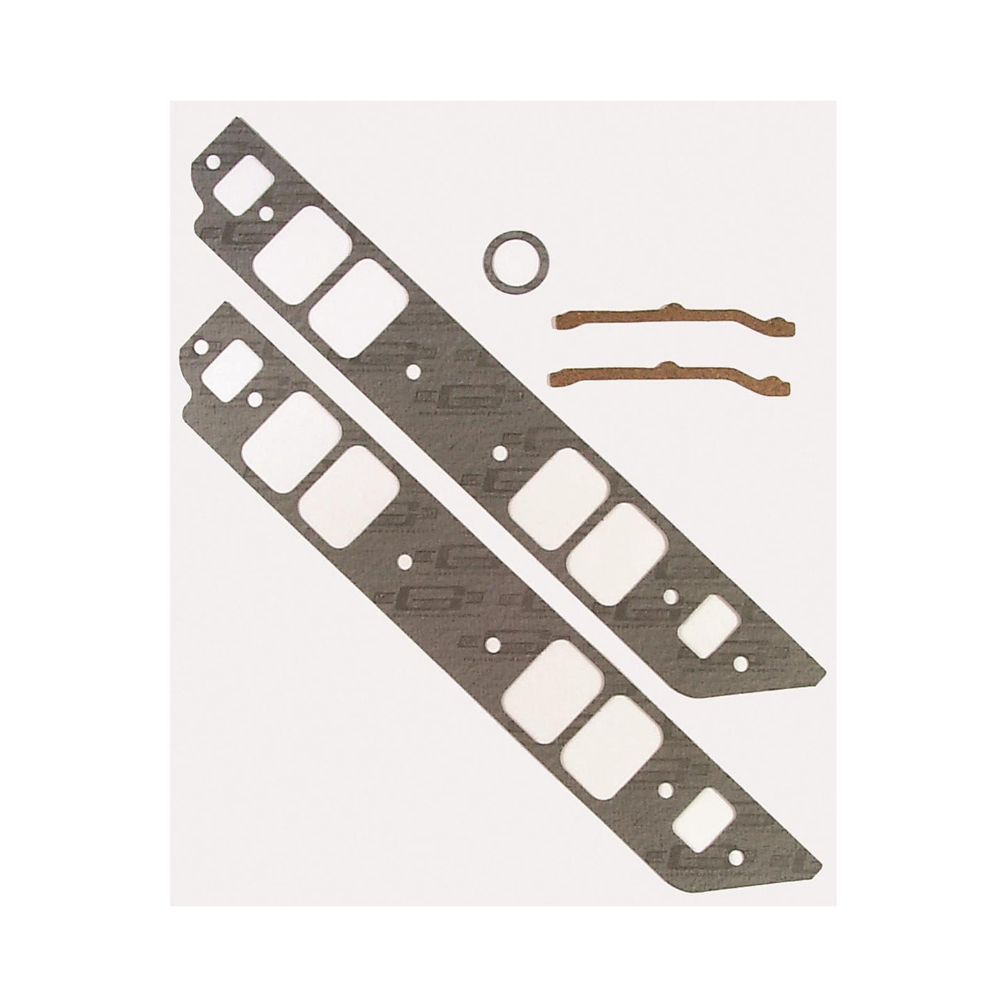 Performance Intake Manifold Gaskets Fits 1965-1990 Chevrolet 396-454 Big Block Rectangular Raised Large Port 1.75 Inch x 2.5 Inch Mr Gasket