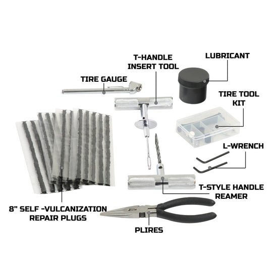 Valve Stem Repair Kit 17 Piece Kit With Storage Box Up Down Air-1