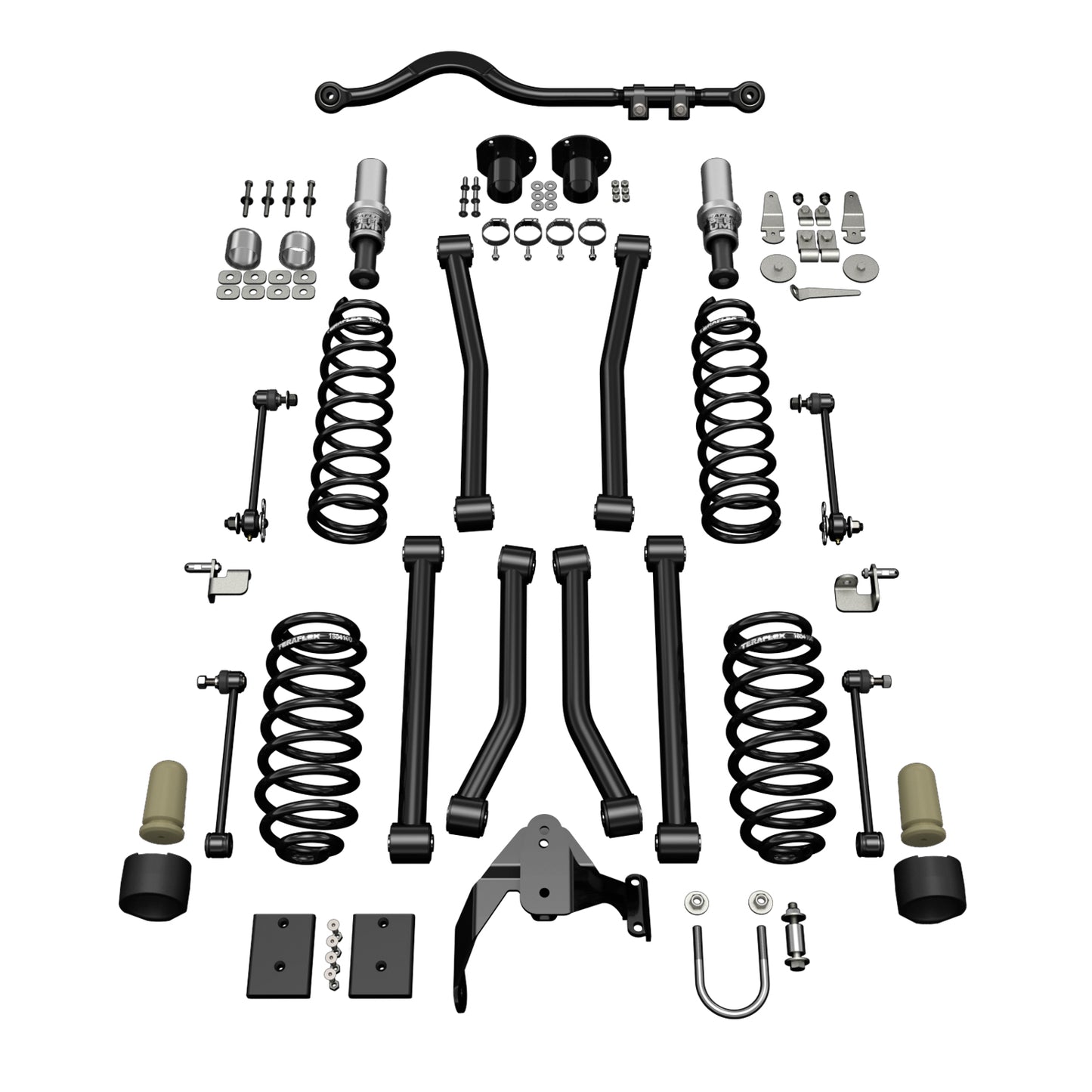 07-18 Wrangler JK 2 Door 3 Inch Sport ST3 Suspension System No Shocks TeraFlex