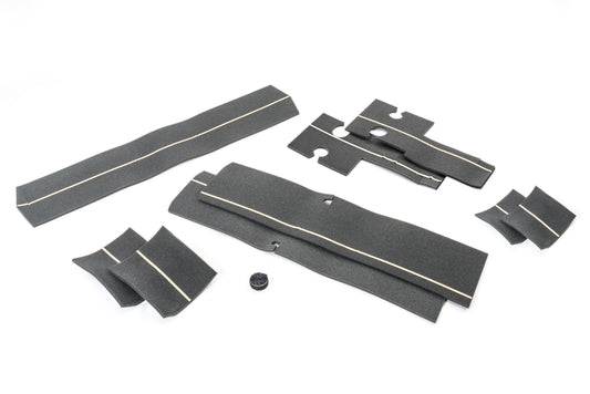 Jeep TJ Sport Bar Covers For 97-02 Jeep Wrangler TJ Black Denim MasterTop-1