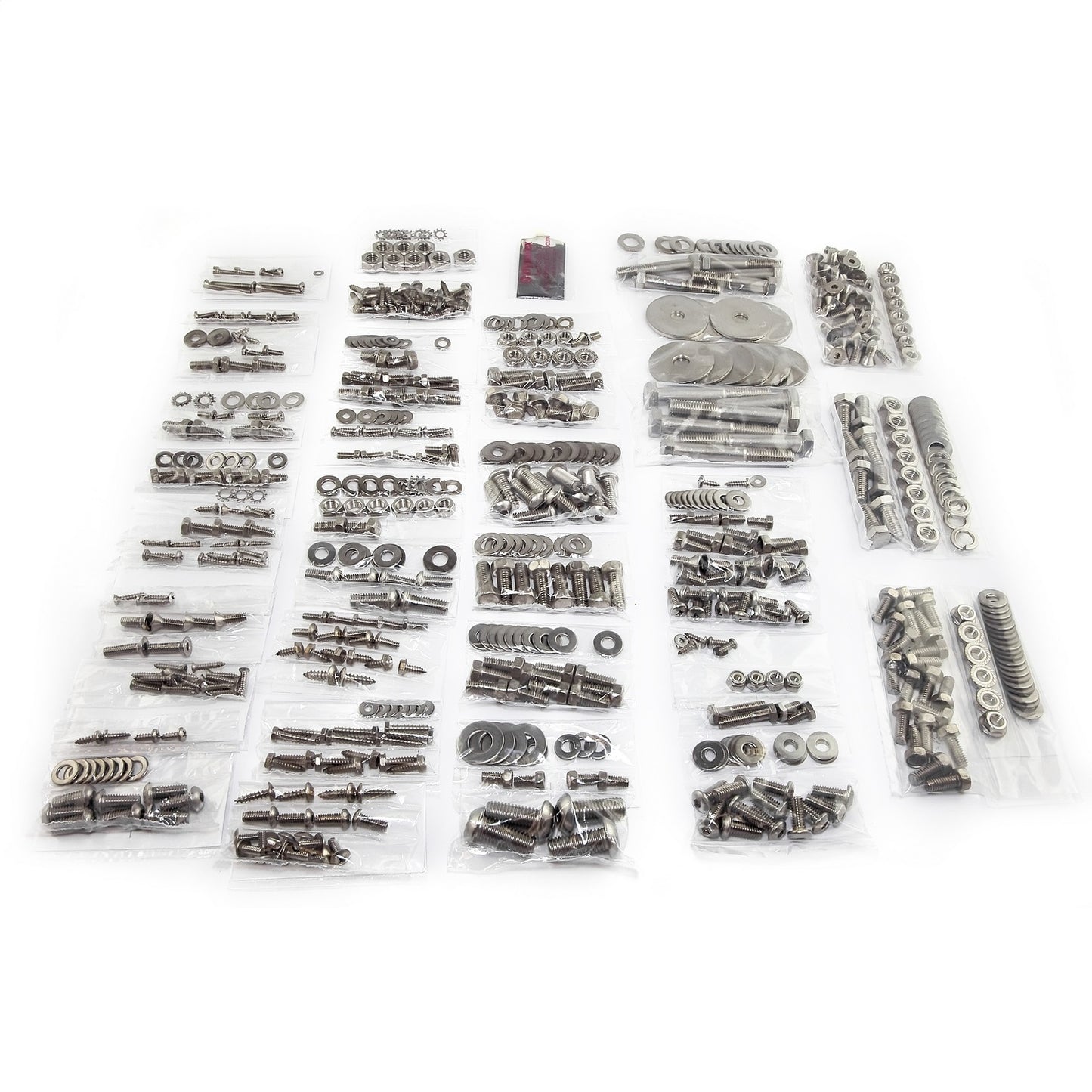 Body Fastener Kit 703 Piece Stainless Steel For w/Soft Top 1987-1995 Jeep Wrangler YJ OMIX
