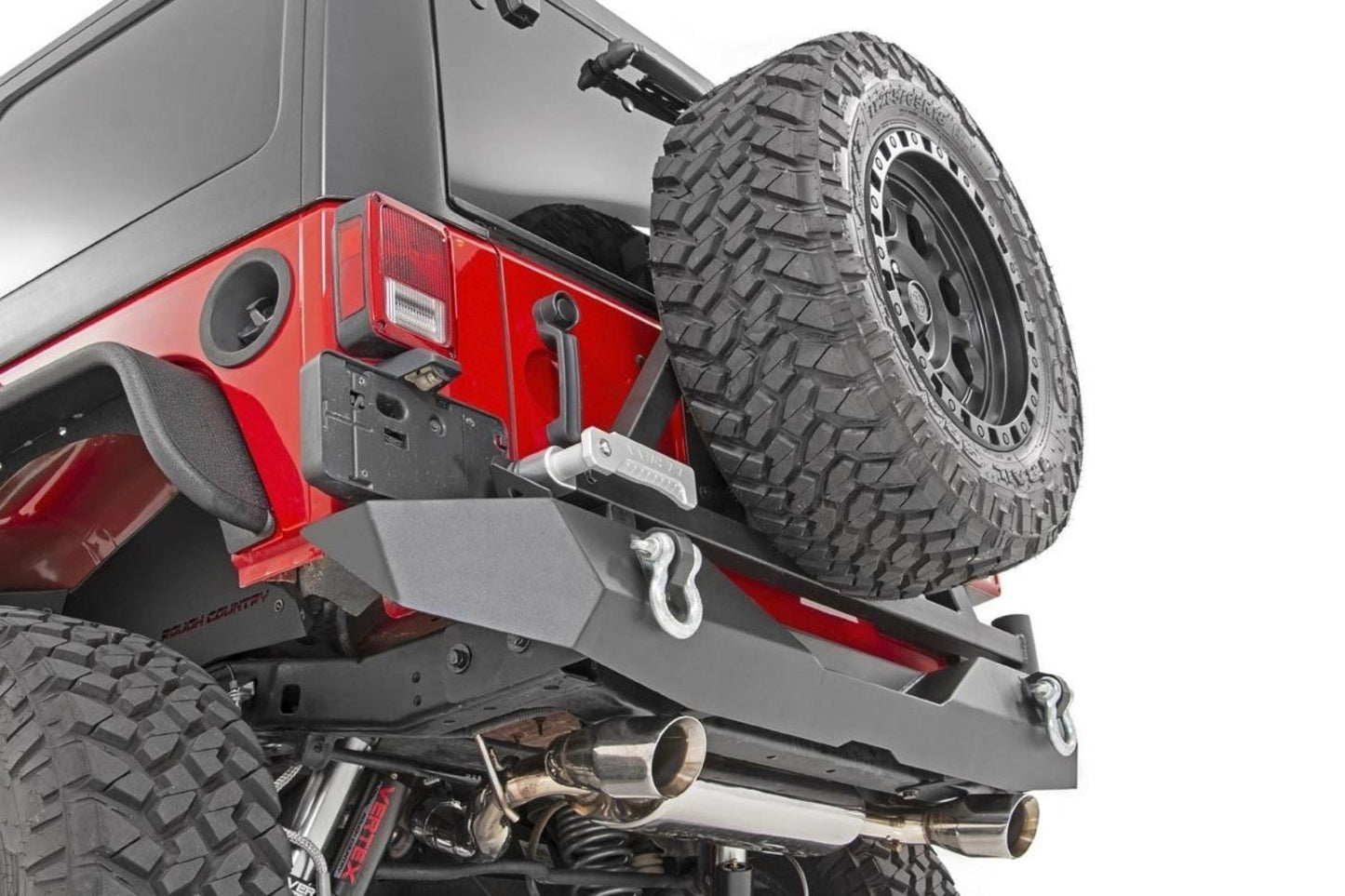 Rear Bumper | Rock Crawler | Tire Carrier | Jeep Wrangler JK/Wrangler Unlimited (07-18) Rough Country