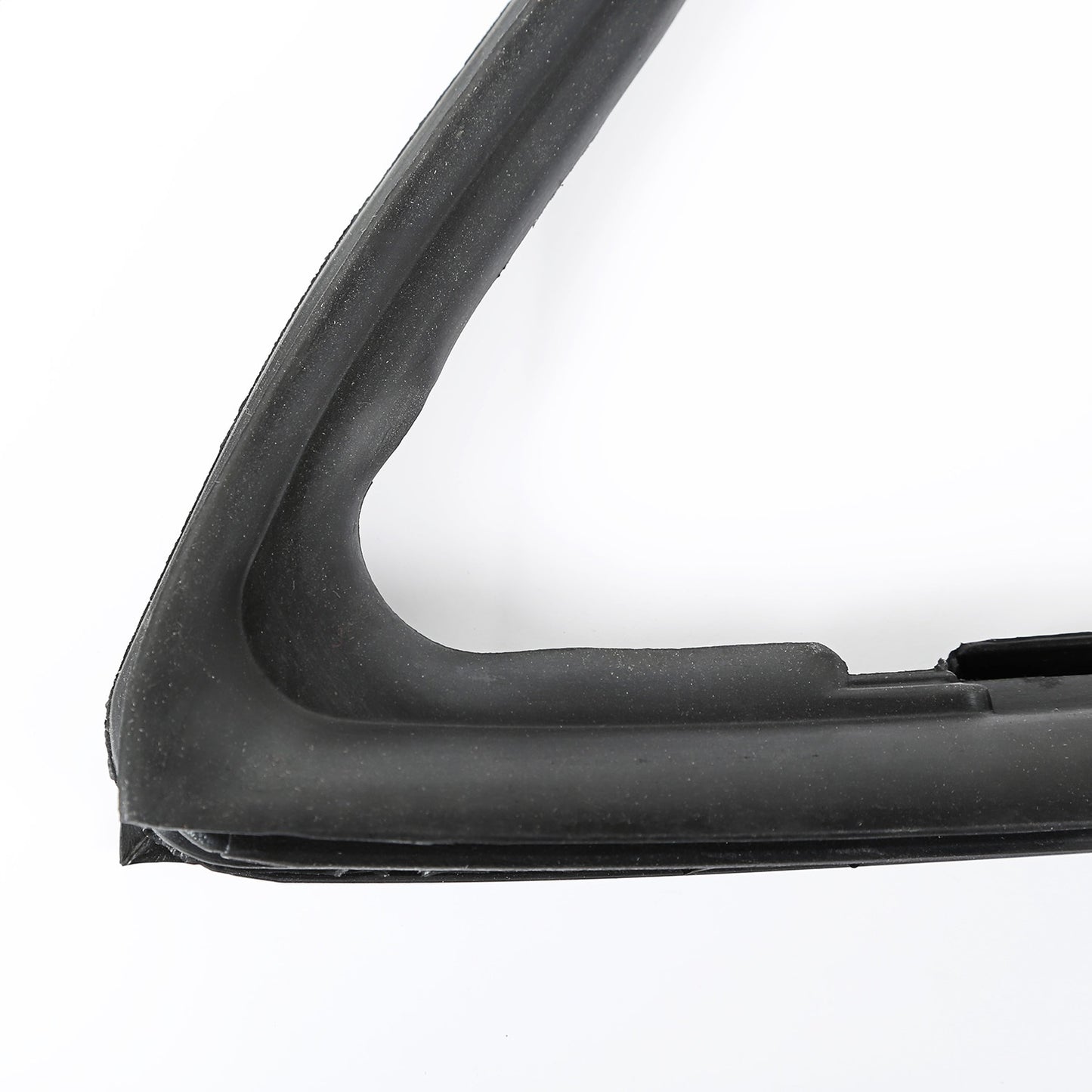 Vent Window Seal Front Left Rubber Smooth Finish Fits The Front Driver Side Door Of 76-83 CJ5, 76-86 CJ7, 81-83 CJ8 Scrambler And 87-95 Wrangler YJ OMIX-1