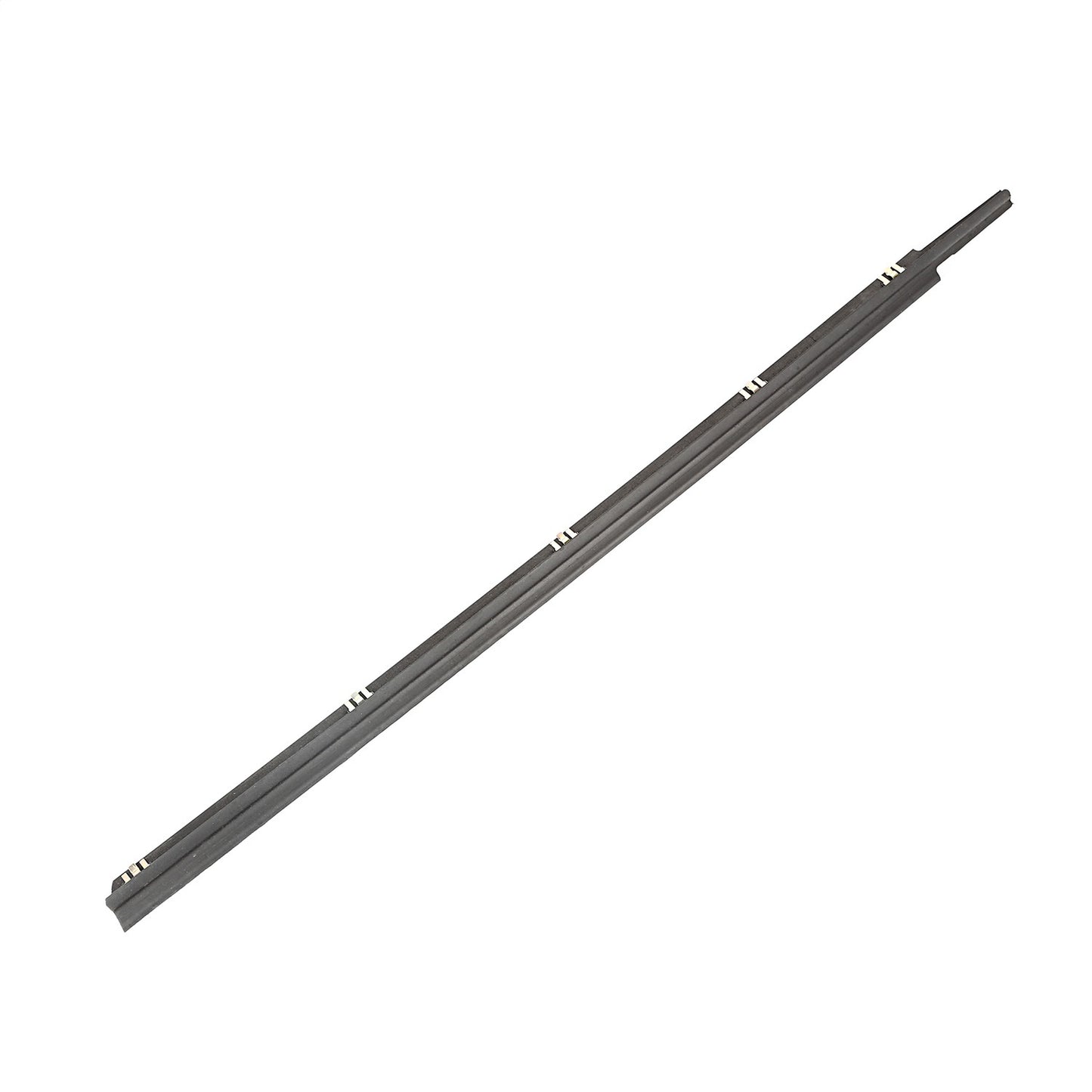 Door Glass Seal Left Outer Rubber Driver Side Of 97-06 Wrangler TJ And 04-06 Wrangler Unlimited Lj OMIX-1
