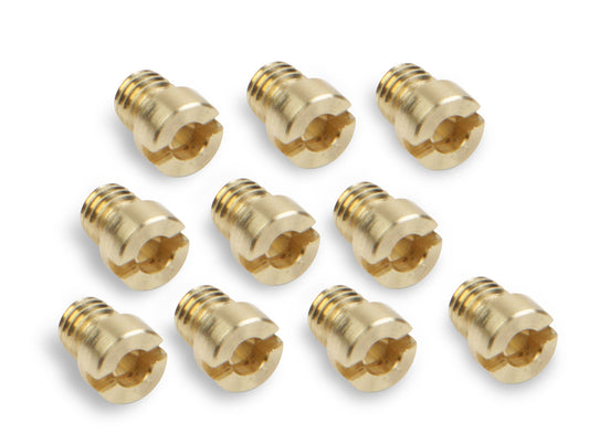 Replaceable Air Bleed Air Bleeds for the Idle, Intermediate and High Speed Circuits Holley-1