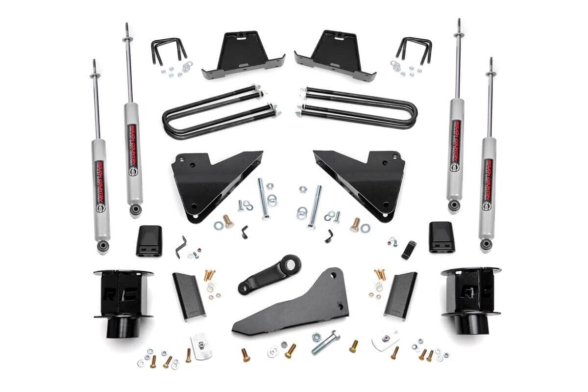 5 Inch Lift Kit | Radius Arm Drop | SRW | Ram 3500 4WD (2013-2015) Rough Country