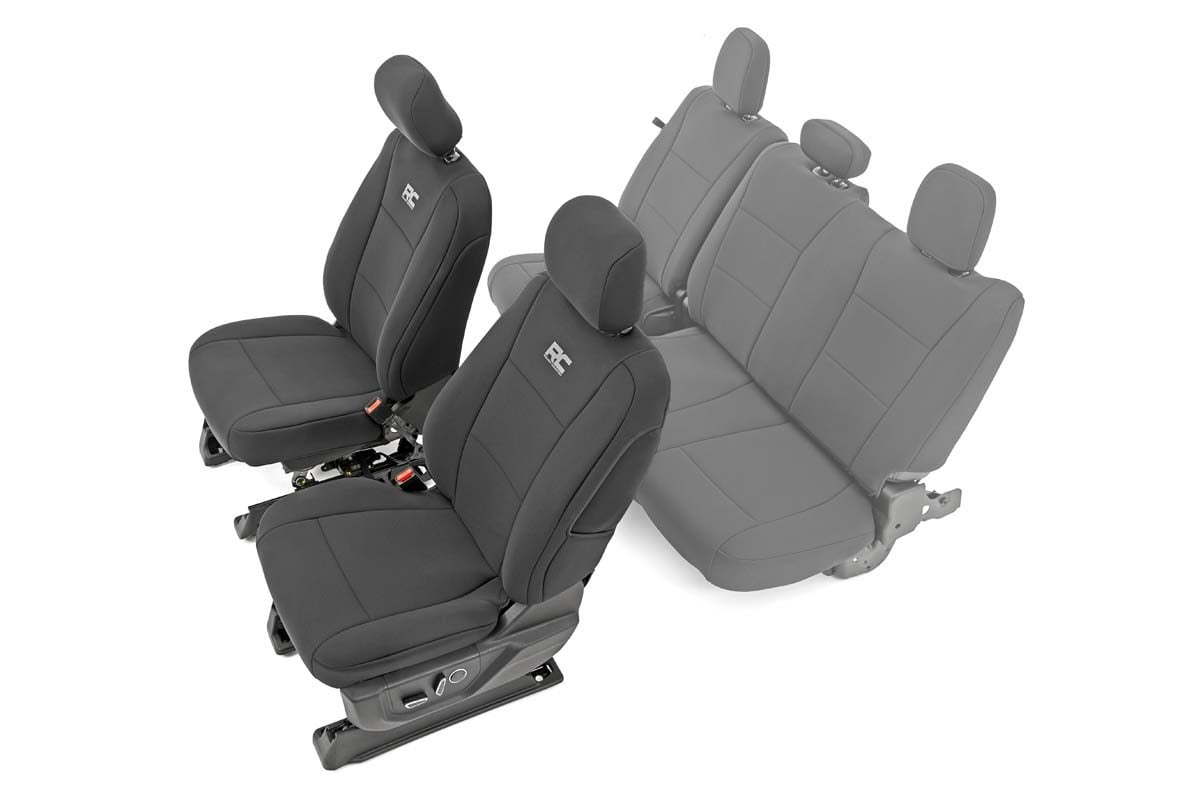 Seat Covers | Front Bucket Seats | Ford F-150/Lightning/F-250/F-350 (15-23) Rough Country