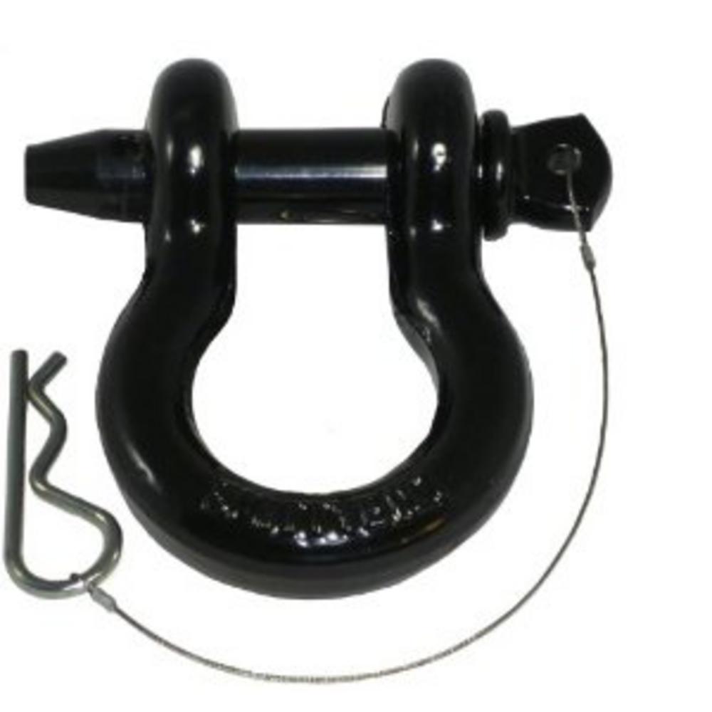 D Ring 3/4 Locking Pin 475 Tons Black Smittybilt