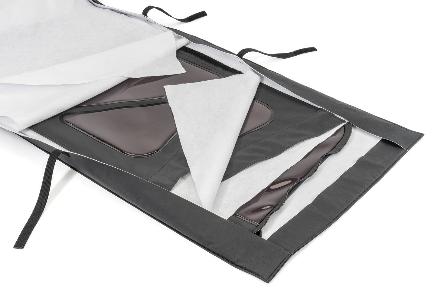 Jeep Soft Top Window Protection Roll For 76-18 Jeep CJ, YJ, TJ & JK Wrangler Black Diamond MasterTop-2