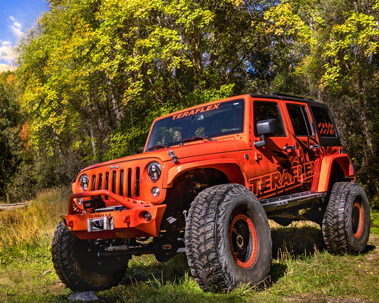 07-18 Wrangler JK 4 Door 6 Inch Alpine CT6 Long Arm Suspension System No Shocks TeraFlex-1