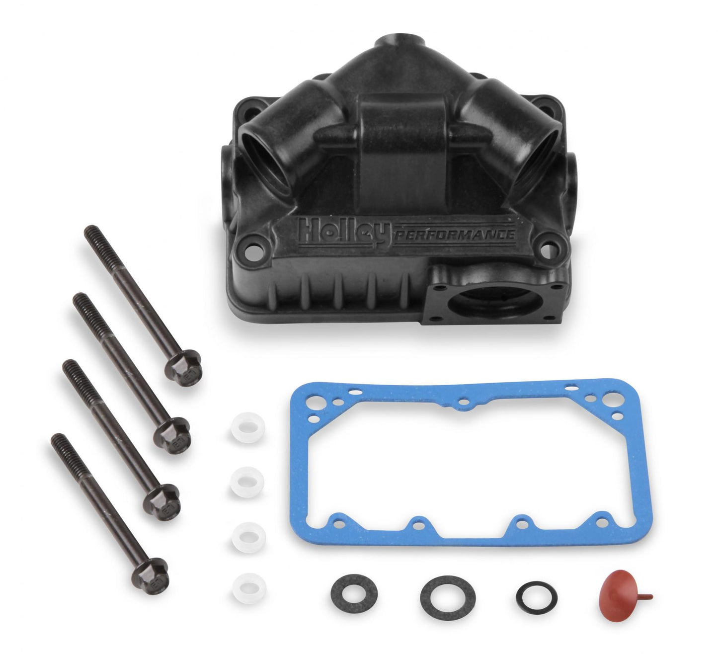 Hard Core Gray Aluminum Center Hung V Bowl Kit Secondary with Pump Provisions Convert Anything from Your Old 3310 to a Dominator to 's New Aluminum Fuel Bowls! Holley