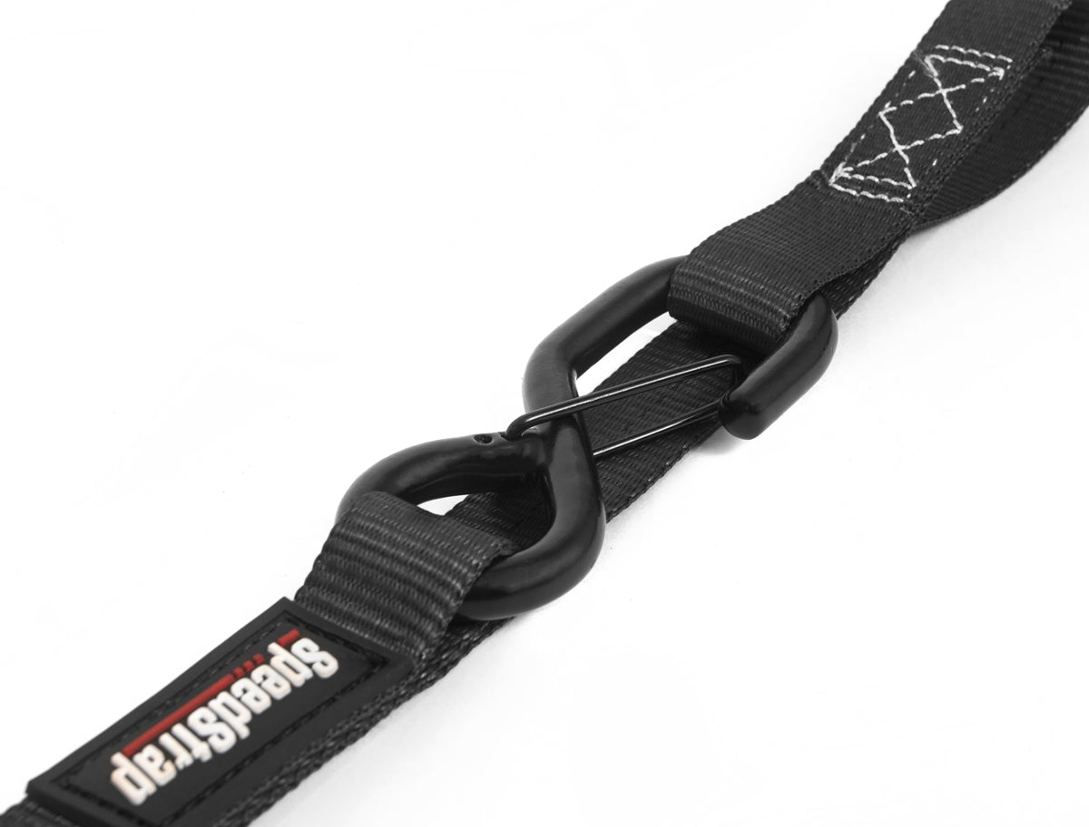 1 Inch x 10' Cam-Lock Tie Down with Snap S-Hooks and Soft-Tie 2 Pack SpeedStrap-7