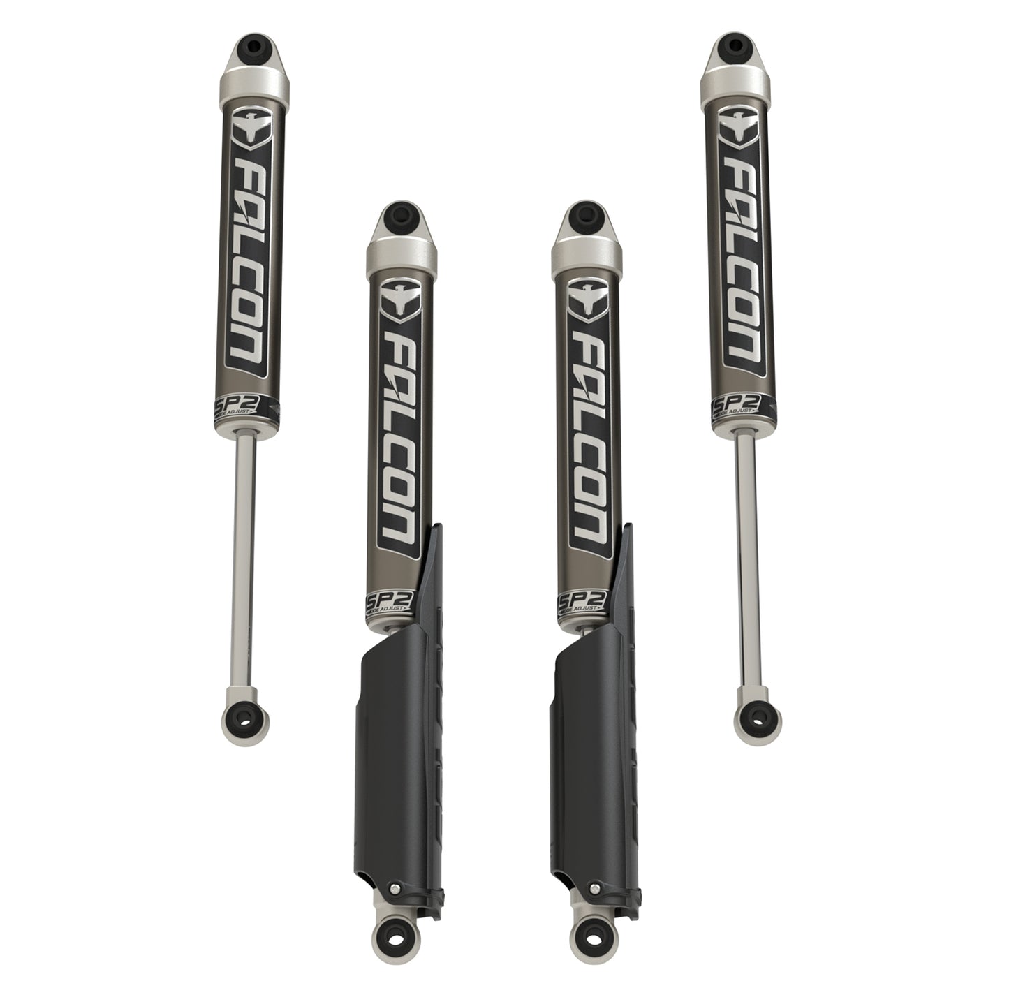20-Up Jeep Gladiator JT SP2 2.1 Monotube Shock Kit 0-1.5 Inch Lift Falcon Shocks